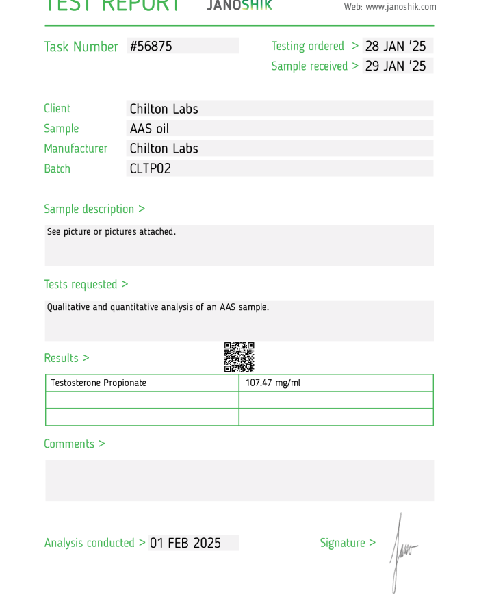 Test P 100mg/ml